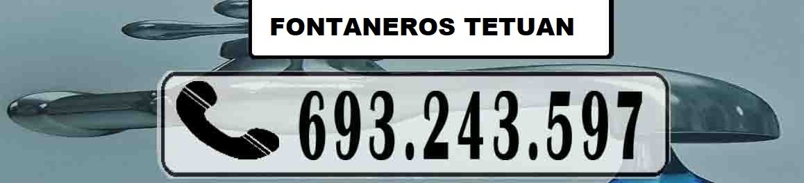 Fontaneros Tetuan Madrid Urgentes