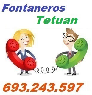 Telefono de la empresa fontaneros Tetuan